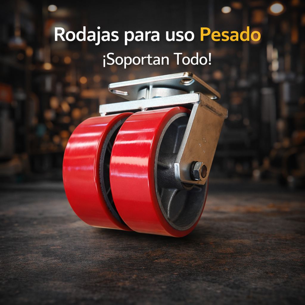 Inicio rodajas para carga pesada